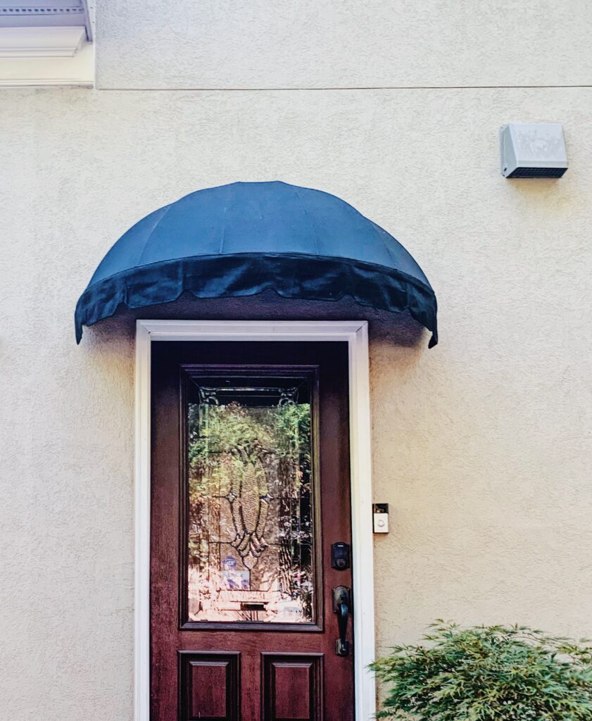 residential semi dome awning